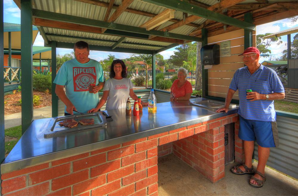 BIG4 Moruya Undercover BBQ Areas Outdoor Facilities » BIG4 Moruya Heads